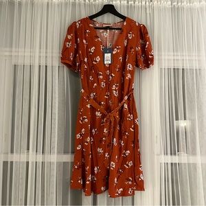 Flower print dress